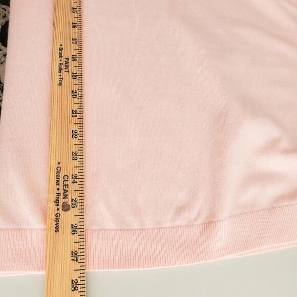 Women Pink Balletcore Sweater L Cottagecore Granny Pastel Babygirl Feminine NEW - Picture 9 of 11